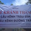 Lễ Khánh Thành Cầu Kênh Trâu Sấm Và Kênh Đường Trâu
